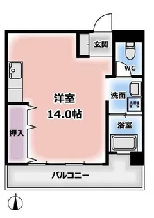 丸福ビル【302号室】の間取り