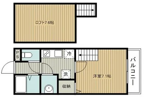 大阪府大阪市生野区中川6丁目【一戸建】の間取り