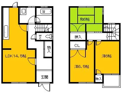 京都府亀岡市曽我部町南条竹谷【一戸建】の間取り
