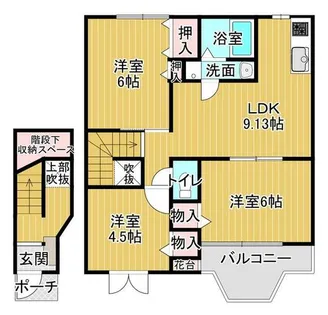 ドリーム8ハイツ【2階】の間取り