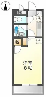 アンデックス折尾【4階】の間取り