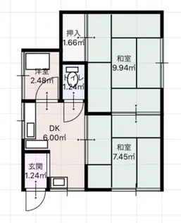 ハピネスⅠ【1階】の間取り