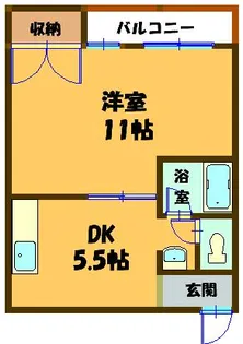 トミー四番館【3階】の間取り