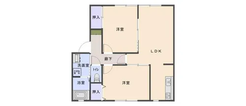 ガーデンヒルズA1【2階】の間取り