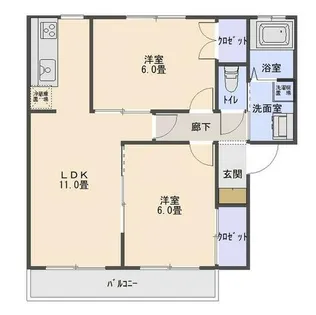 ガーデンヒルズA1【2階】の間取り