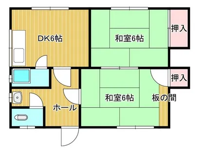 福岡県北九州市小倉北区大畠3丁目【タウンハウス】の間取り
