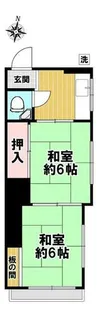 竹林文化【301号室】の間取り