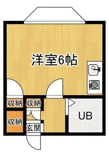 福岡県北九州市戸畑区銀座2丁目【マンション】の間取り