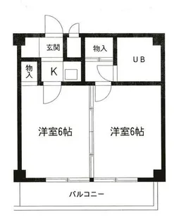 東和プラザ【504号室】の間取り