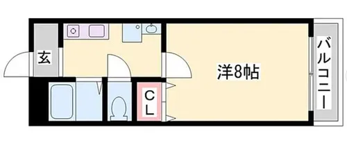 兵庫県姫路市上大野2丁目【マンション】の間取り