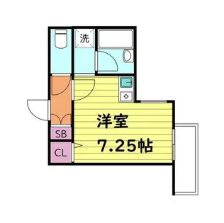 緑橋大発マンション【4階】の間取り