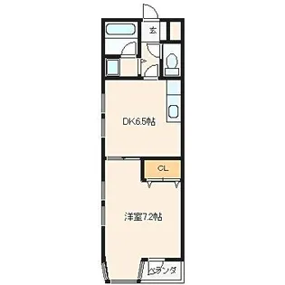 福岡県久留米市津福本町【アパート】の間取り