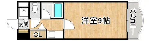 福岡県福岡市南区皿山3丁目【マンション】の間取り