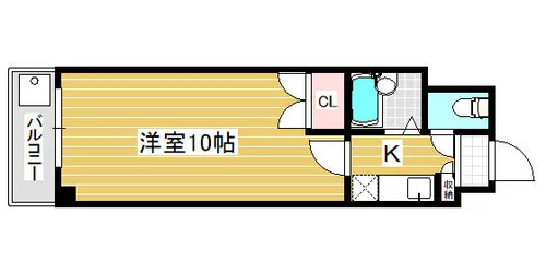 ロイヤルリージェント【10階】の間取り