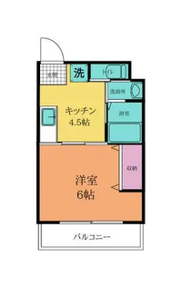 コンダクト小倉№1ビル【7階】の間取り