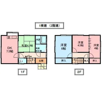 兵庫県神崎郡神河町貝野【一戸建】の間取り
