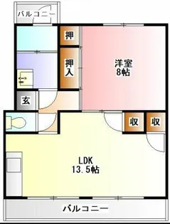 ANGELO三田【104号室】の間取り
