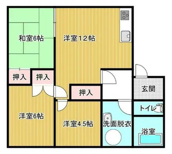 ルミエールC【2階】の間取り