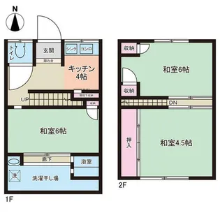 大阪府和泉市伯太町2丁目【テラスハウス】の間取り