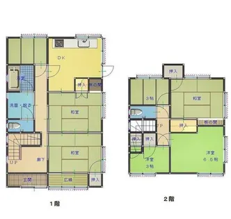 和歌山県岩出市船戸【一戸建】の間取り