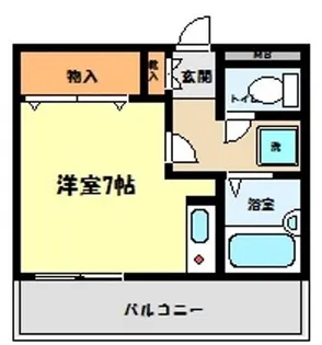兵庫県神戸市東灘区御影塚町2丁目【マンション】の間取り