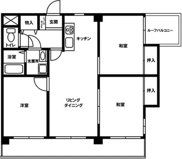 グランドハイリス上社【5-C号室】の間取り