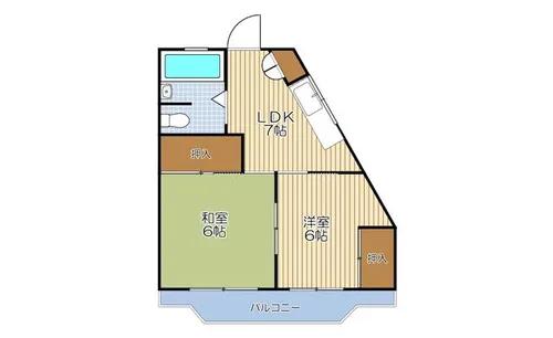 第2木山ビル【503号室】の間取り