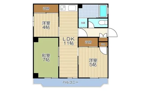 第2木山ビル【601号室】の間取り