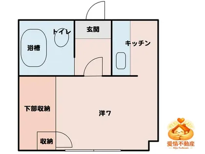 オアシス八幡B棟【303号室】の間取り