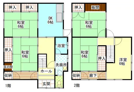 和歌山県和歌山市湊【一戸建】の間取り