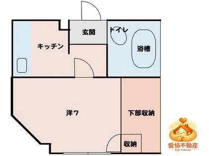オアシス八幡B棟【207号室】の間取り