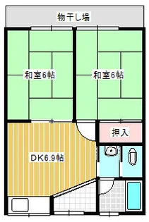 中井アパート【104号室】の間取り