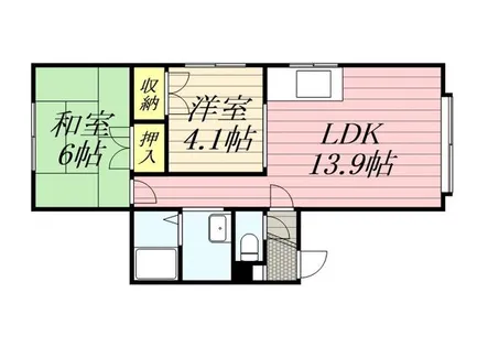 サンライトハイム【0203号室】の間取り