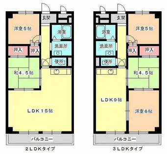 ファミーユ網干【2階】の間取り