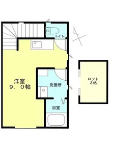 ガレージハウス扶桑駅前【2階】の間取り