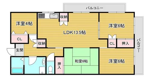 イデアコミュニティ【5階】の間取り