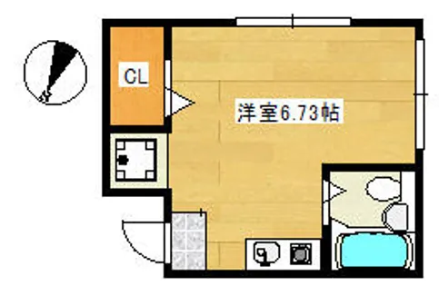 兵庫県神戸市長田区西山町3丁目【マンション】の間取り