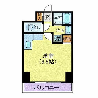アップタウンハイツ【3階】の間取り