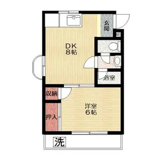 サンハイム【4階】の間取り