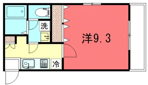 CROSS.BLDⅡ【103号室】の間取り