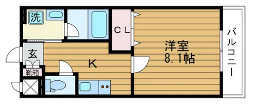 大阪府大阪市東淀川区相川1丁目【アパート】の間取り
