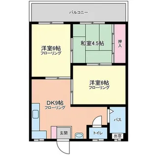 フェイスビル【708号室】の間取り