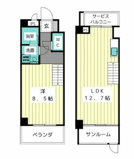 パークアベニュー【2階】の間取り