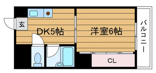 大阪府吹田市穂波町【マンション】の間取り