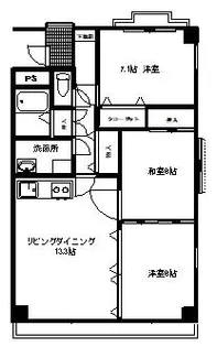 RK38ビル【4階】の間取り