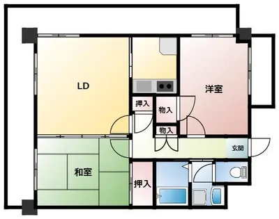 ベルテック武庫川【301号室】の間取り