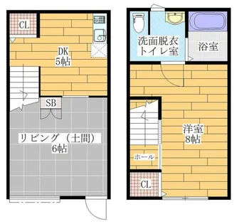 Cross A棟【2号室】の間取り