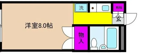 御影メイツ【1階】の間取り