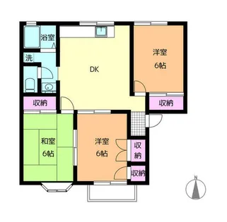 愛知県名古屋市中川区春田4丁目【アパート】の間取り