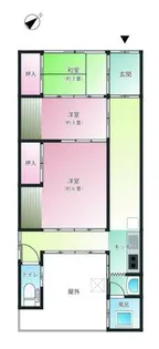 滋賀県彦根市芹橋2丁目【一戸建】の間取り